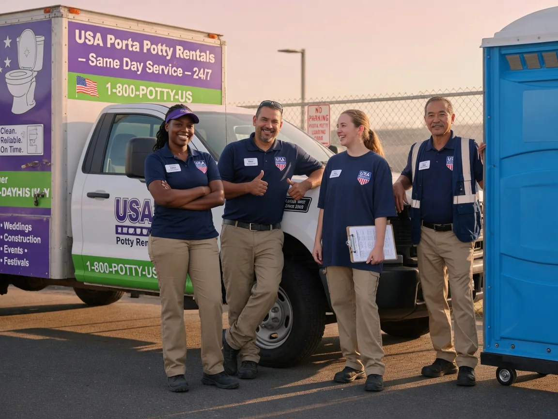 Porta Potty Rental company in Brussels, IL